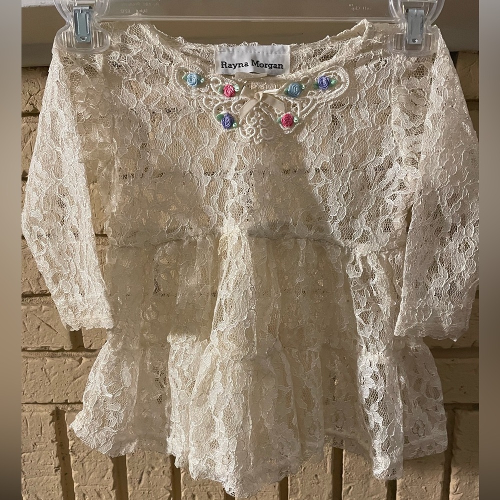 RAYNA MORGAN 24 Months  lace dress